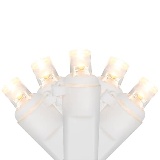 Northlight 50ct. Warm White LED Wide Angle Christmas String Lights | 16.25 ft | Michaels®